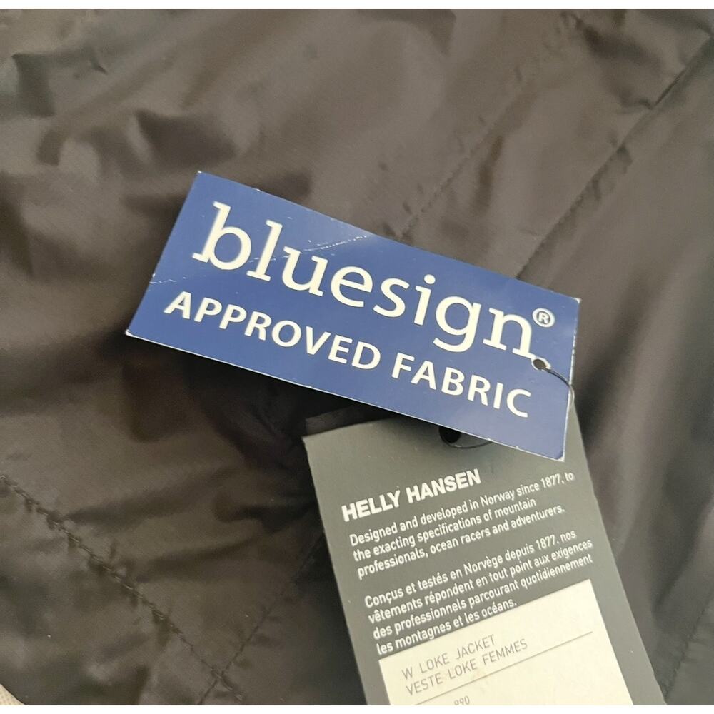 Helly Hansen Loke 2.0 Waterproof Rain Jacket Black NWT Hiking Outdoor Size Small - Picture 11 of 12